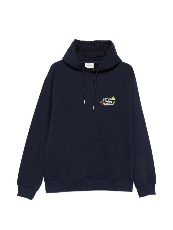 26FW 드롤드무슈 후드 티셔츠 L HO208 CO127 NAVY - DROLE DE MONSIEUR