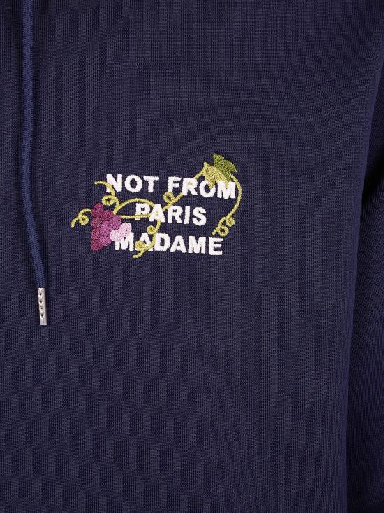 26FW 드롤드무슈 후드 티셔츠 L HO208 CO127 NAVY - DROLE DE MONSIEUR