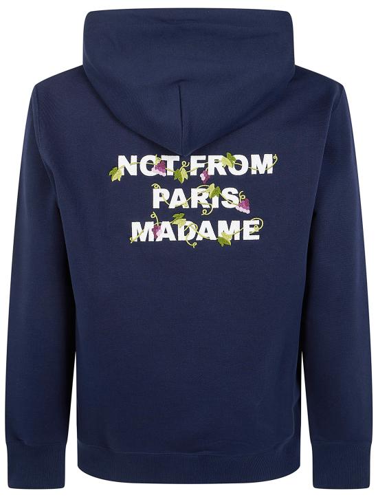 26FW 드롤드무슈 후드 티셔츠 L HO208 CO127 NAVY - DROLE DE MONSIEUR