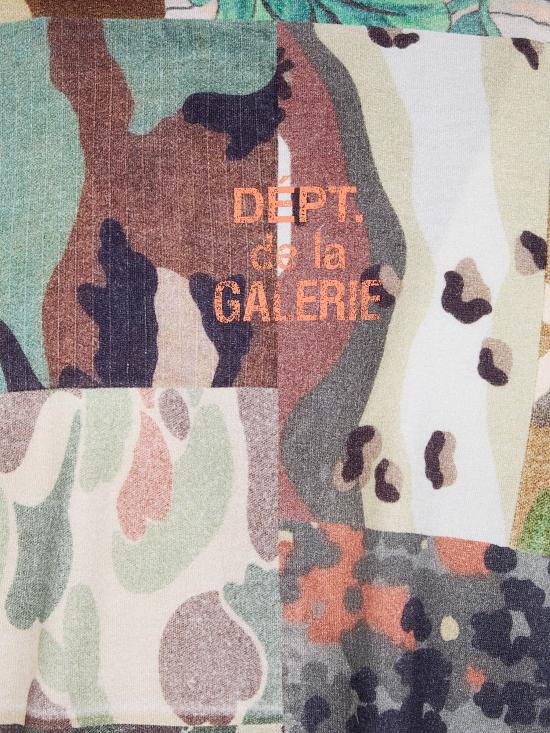 26SS 갤러리 디파트먼트 반팔 티셔츠 TOP012 PRINTED PATCHWORK CAMO - GALLERY DEPT