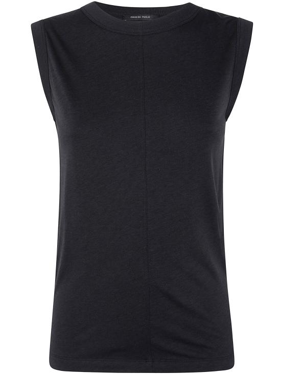 26SS 피비 파일로 민소매 티셔츠 CT122 CO3128 900BK BLACK