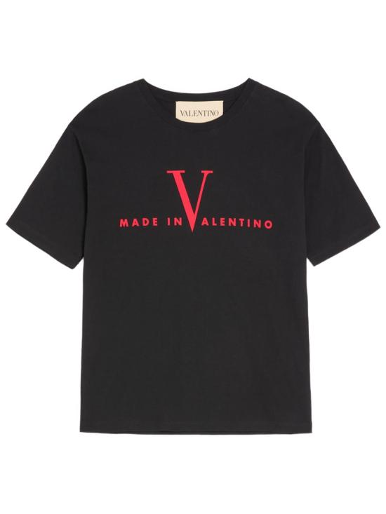 26SS 발렌티노 가라바니 반팔 티셔츠 VMG16PBAQ 0NR NERO ROSSO