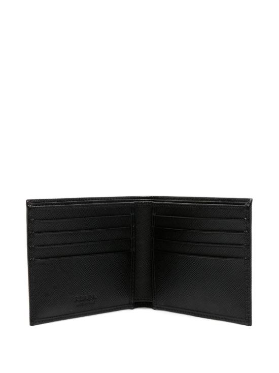 26FW 프라다 사피아노 레더 트라이앵글 로고 반지갑 2MO513 QHHF0002 BLACK - PRADA