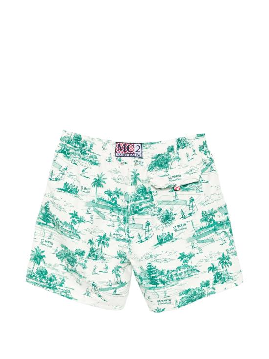 26SS 세인트바쓰 스윔팬츠 GUS000103839LGUSTAVIA TENNIS TOILE 10 - MC2 SAINT BARTH