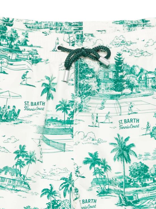 26SS 세인트바쓰 스윔팬츠 GUS000103839LGUSTAVIA TENNIS TOILE 10 - MC2 SAINT BARTH
