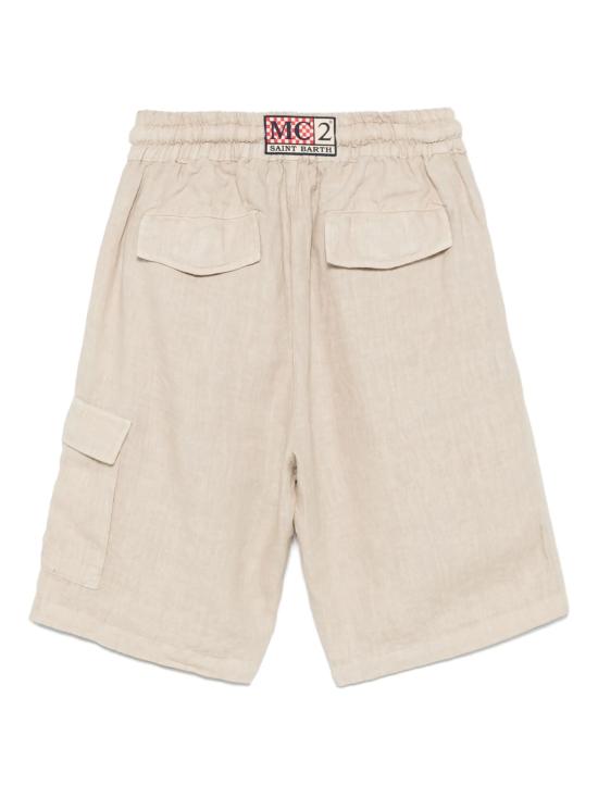 26SS 세인트바쓰 숏팬츠 MRE000201139LMARSEILLE LINEN 11 BEIGE - MC2 SAINT BARTH