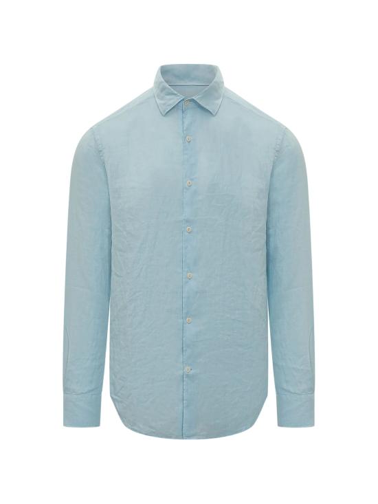 26SS 세인트바쓰 긴팔 셔츠 PAMP00100555LPAMPLONA LINEN 31 LIGHT BLUE