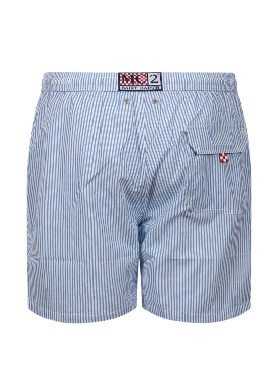 26SS 세인트바쓰 스윔팬츠 PATM00101706LPATMOS SEERSUCKER STRIPES 31 L EMB - MC2 SAINT BARTH