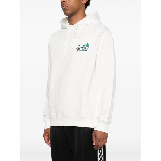 26FW 드롤드무슈 후드 티셔츠 L HO208 CO127 OFFWH NEUTRALS - DROLE DE MONSIEUR