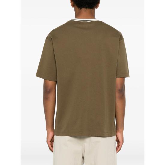 26FW 드롤드무슈 반팔 티셔츠 L TS189 CO0002 KAKI GREEN - DROLE DE MONSIEUR
