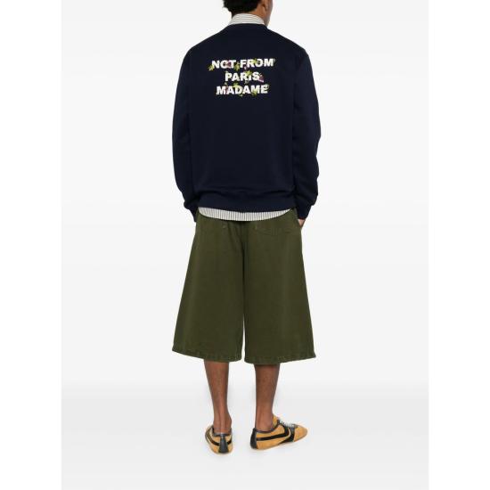 26FW 드롤드무슈 스웨터 L SW209 CO127 NAVY BLUE - DROLE DE MONSIEUR