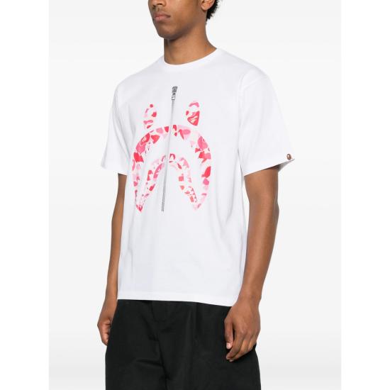 26SS 베이프 반팔 티셔츠 001TEM301007M WHXPK NEUTRALS - BAPE