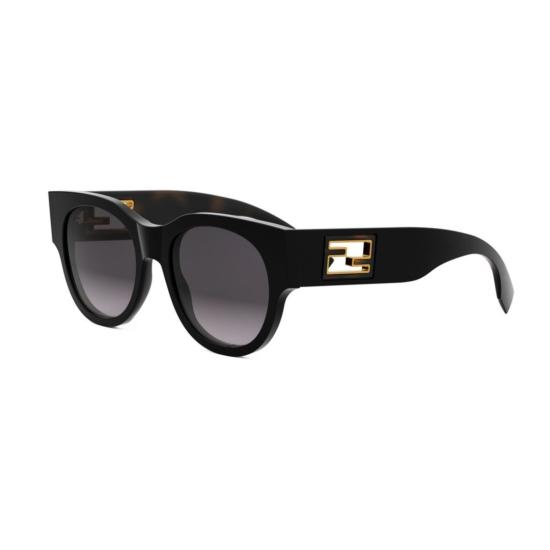 25FW 펜디 선글라스 Fe40147i 오버사이즈 블랙 플라스틱 - FENDI
