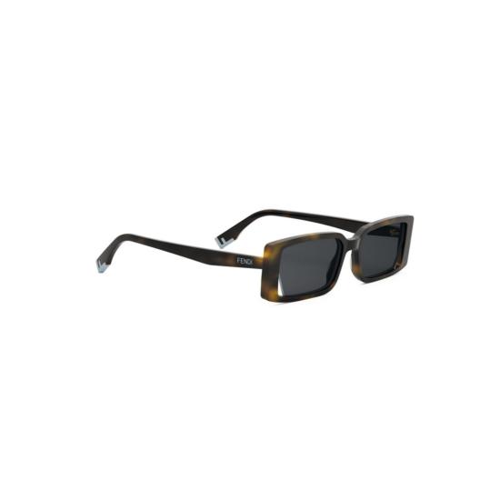 25FW 펜디 선글라스 Fe40164i 직사각형 호피무늬 - FENDI