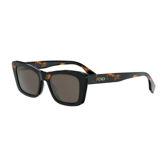  펜디 선글라스 Fe40185i 직사각형 호피무늬 - FENDI