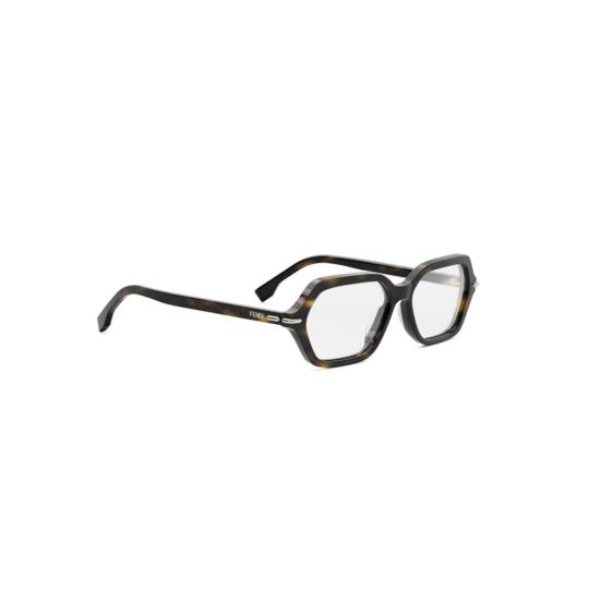 25FW 펜디 선글라스 Fe50125i 기하학적 육각형 호피무늬 - FENDI