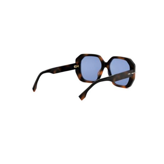 25FW 펜디 선글라스 Fe40173i 오버사이즈 기하학적 무늬 호피무늬 - FENDI