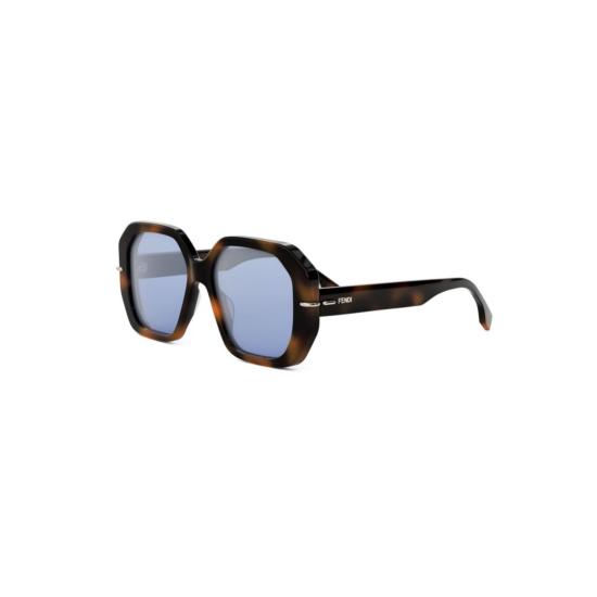 25FW 펜디 선글라스 Fe40173i 오버사이즈 기하학적 무늬 호피무늬 - FENDI