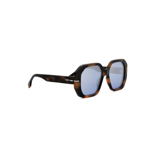 25FW 펜디 선글라스 Fe40173i 오버사이즈 기하학적 무늬 호피무늬 - FENDI
