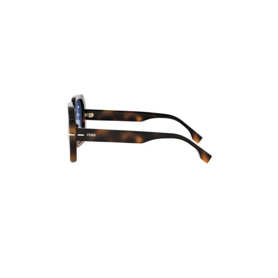 25FW 펜디 선글라스 Fe40173i 오버사이즈 기하학적 무늬 호피무늬 - FENDI