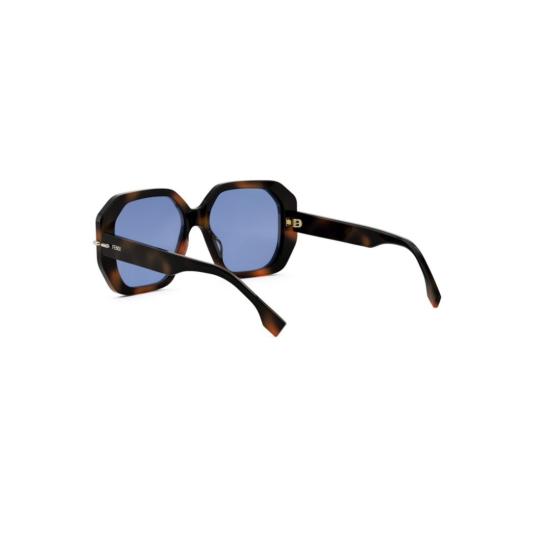 25FW 펜디 선글라스 Fe40173i 오버사이즈 기하학적 무늬 호피무늬 - FENDI