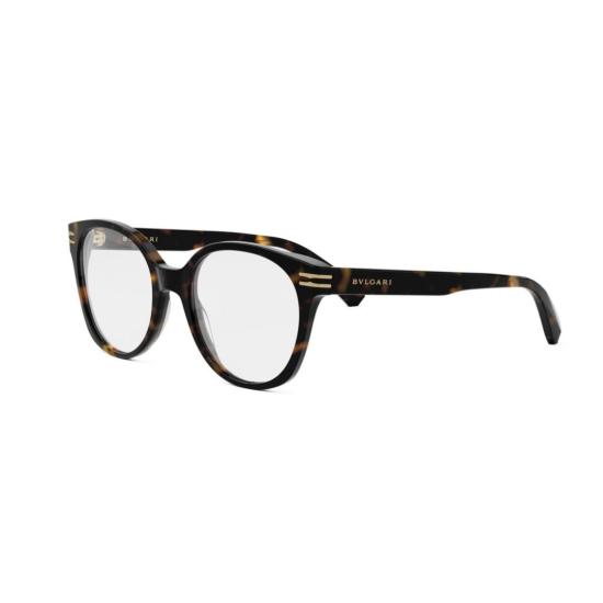 25FW 불가리 선글라스 Bv50047i 클래식 원형 호피무늬 프레임 안경 - BVLGARI