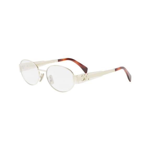  셀린느 안경 Cl50140u 타원형 금색 안경 - CELINE