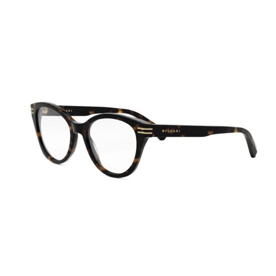 25FW 불가리 선글라스 Bv50023i 원형 호피무늬 프레임 안경 - BVLGARI