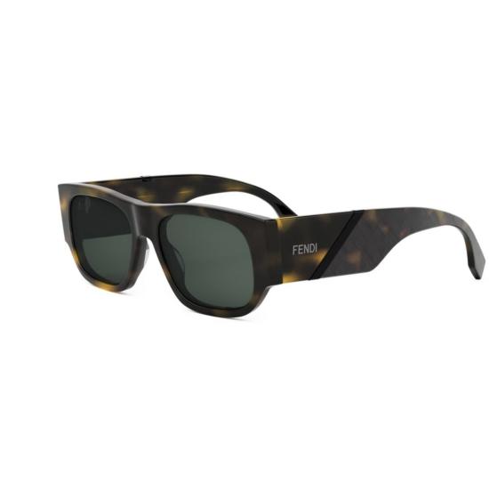 25FW 펜디 선글라스 Fe40156i 직사각형 호피무늬 - FENDI