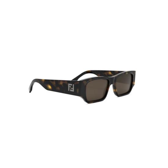 25FW 펜디 선글라스 Fe40144i 직사각형 호피무늬 - FENDI