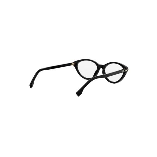 25FW 펜디 선글라스 Fe50126i 둥근 검정색 플라스틱 안경 - FENDI