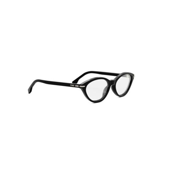 25FW 펜디 선글라스 Fe50126i 둥근 검정색 플라스틱 안경 - FENDI
