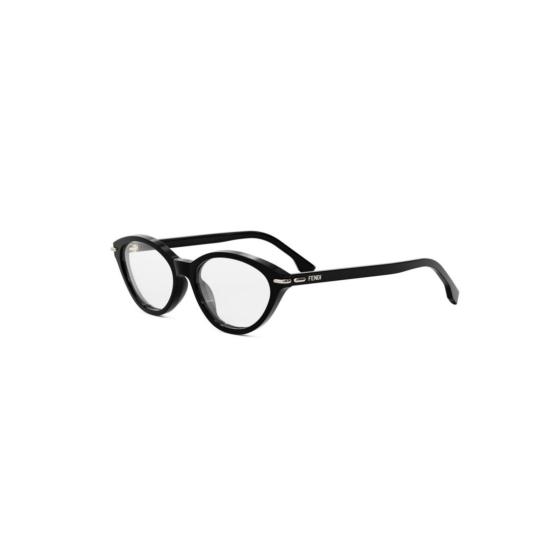 25FW 펜디 선글라스 Fe50126i 둥근 검정색 플라스틱 안경 - FENDI