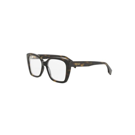25FW 펜디 선글라스 Fe50127i 오버사이즈 스퀘어 호피무늬 프레임 안경 - FENDI