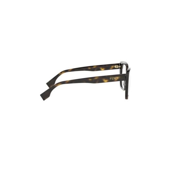 25FW 펜디 선글라스 Fe50127i 오버사이즈 스퀘어 호피무늬 프레임 안경 - FENDI