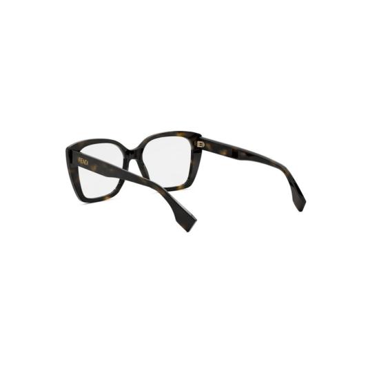 25FW 펜디 선글라스 Fe50127i 오버사이즈 스퀘어 호피무늬 프레임 안경 - FENDI