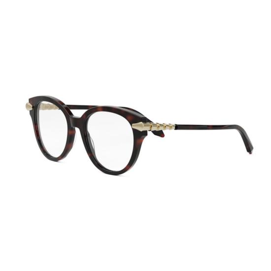 25FW 불가리 선글라스 Bv50027i 원형 호피무늬 안경 - BVLGARI