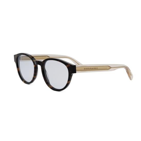 25FW 불가리 안경 Bv50052i 둥근 호피무늬 프레임 안경 - BVLGARI