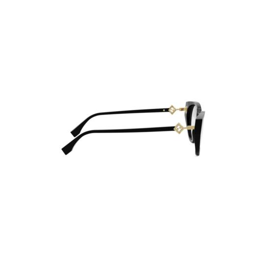 25FW 펜디 선글라스 Fe50099i 골드톤 액센트가 있는 캣아이 - FENDI