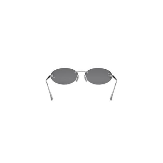 25FW 펜디 선글라스 Fe4075us 타원형 금속 - FENDI