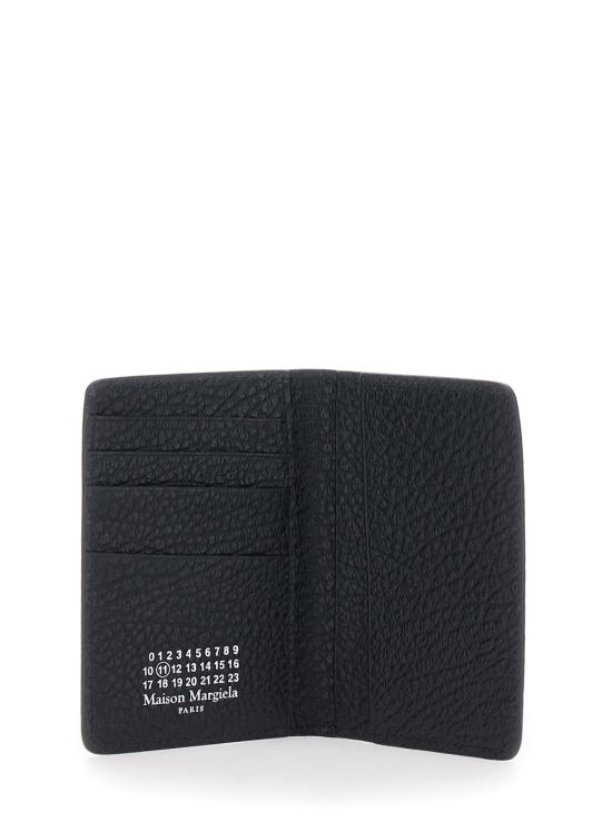 26FW 마르지엘라 보빈 레더 카드 홀더 SA1VX0011P4455T8013 Black - MAISON MARGIELA
