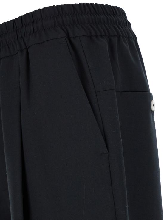 26FW 드롤드무슈 스트레이트 팬츠 PERMBP167PL127BL Black - DROLE DE MONSIEUR