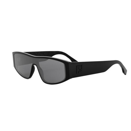  펜디 선글라스 Fe40167i 무광 블랙 직사각형 프레임 - FENDI