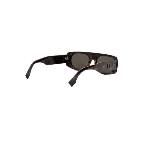 25FW 펜디 선글라스 Fe40169i 직사각형 호피무늬 - FENDI