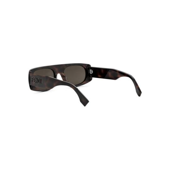25FW 펜디 선글라스 Fe40169i 직사각형 호피무늬 - FENDI