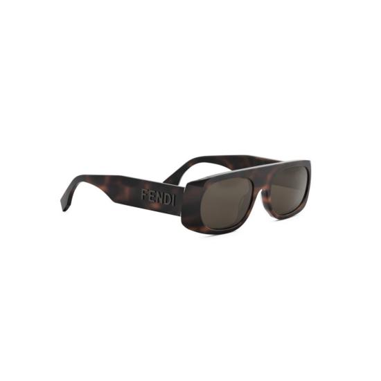 25FW 펜디 선글라스 Fe40169i 직사각형 호피무늬 - FENDI