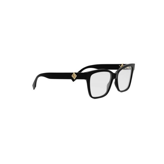 25FW 펜디 안경 Fe50117i 금색 포인트가 있는 직사각형 안경 - FENDI