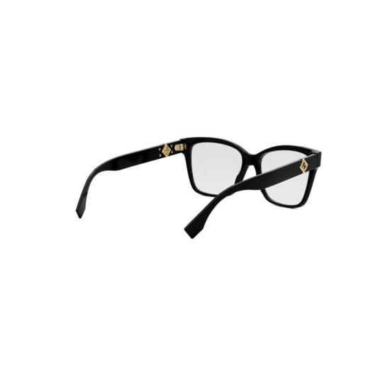 25FW 펜디 안경 Fe50117i 금색 포인트가 있는 직사각형 안경 - FENDI