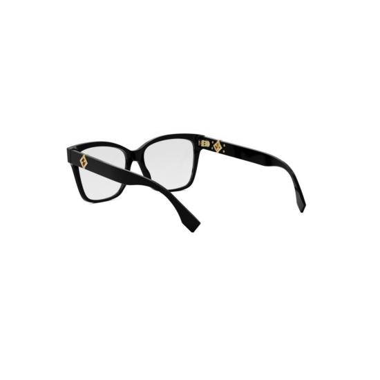 25FW 펜디 안경 Fe50117i 금색 포인트가 있는 직사각형 안경 - FENDI