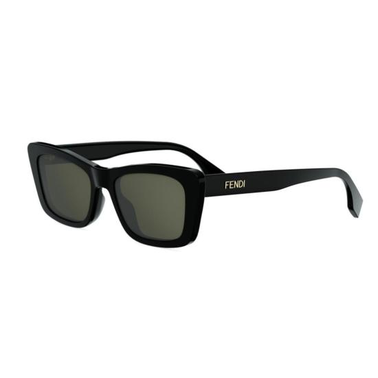  펜디 선글라스 Fe40185i 직사각형 블랙 - FENDI